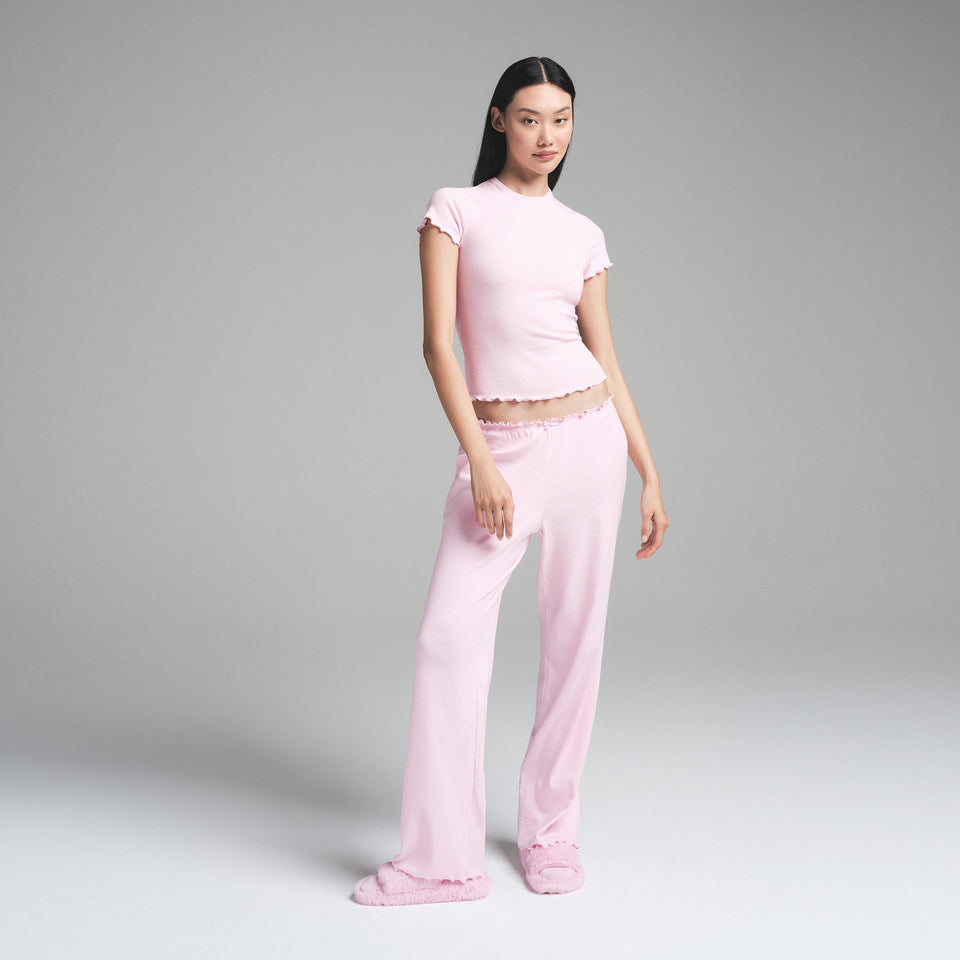LOGO POINTELLE T-SHIRT | CHERRY BLOSSOM