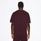 JERSEY LOUNGE MENS OVERSIZED T-SHIRT | CURRANT