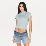 WORN IN JERSEY T-SHIRT | DENIM