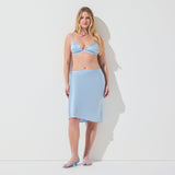 SILK LIGHTLY LINED TRIANGLE BRALETTE | GLACIER
